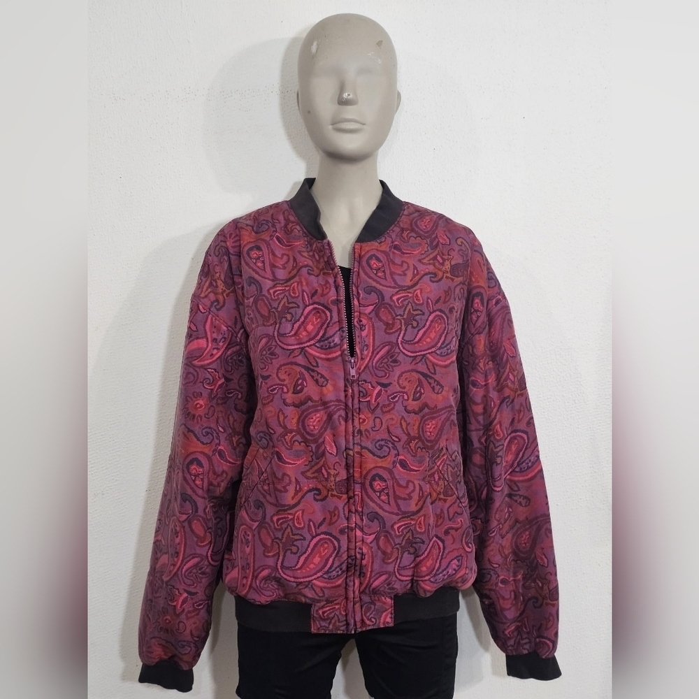 Klthie Les Collection Paisley Patterned Women's Jacket
